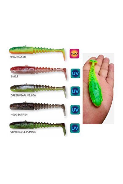 Savage Gear Gobster Shad 11.5cm 16gr Silikon Yapay Yem 5 li Mix Set