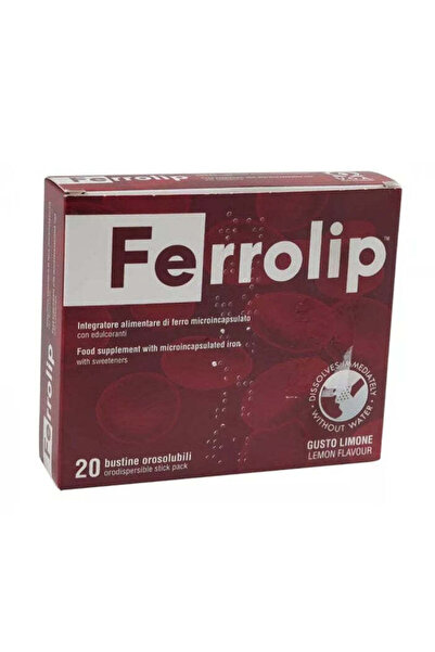 ferrolip أكياس محلول بودرة، ٢٠ كيسًا