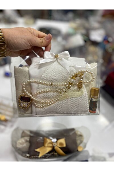 Ceylan AL AVM Set de geantă piese pentru Hajj Umrah Mevlüt - Covoraș de rugăc...