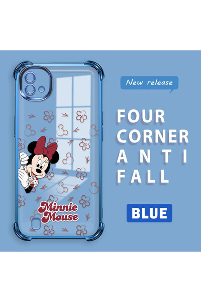 ucuc حافظة ذات حواف لامعة متوافقة مع هاتف Realme C20/C20A مصنوعة من السيليكون...