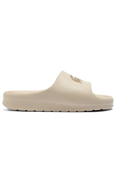 Lacoste Serve Slide 2.0 Unisex Terlik Krem