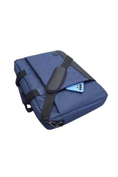 Saban Navy Blue Laptop Bag Si – Waterproof Daily Use Computer Bag Si