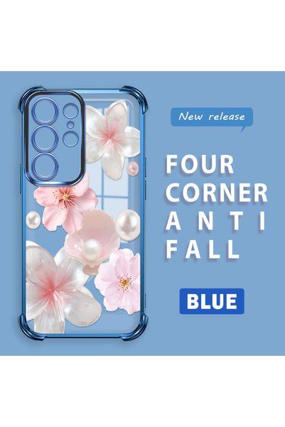ucuc Samsung Galaxy S23 Ultra Compatible Transparent Four Corner Silicone Coa...