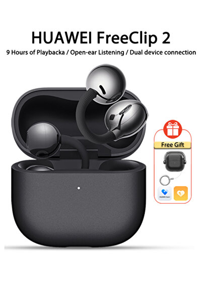 Huawei FreeClip 2 Wireless Earphones, Bluetooth Earbuds, 38 Hours Battery Lif...