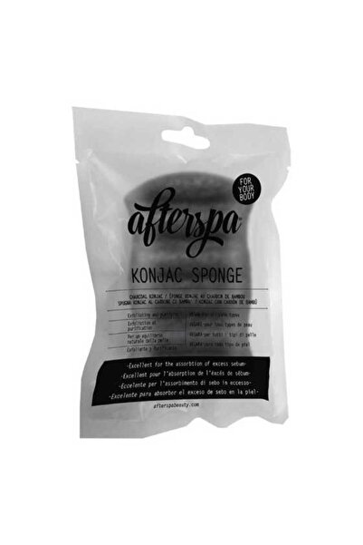 After إسفنجة كونجاك بالفحم لما بعد الاستحمام (قطعة واحدة)