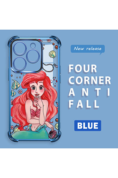 ucuc حافظة شفافة متوافقة مع Infinix Smart 8/8 Pro ذات أربعة زوايا من السيليكو...