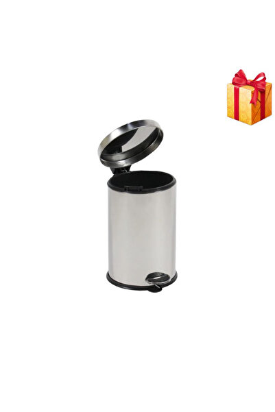 HORECA Stainless steel waste bin with pedal, 16 liters
