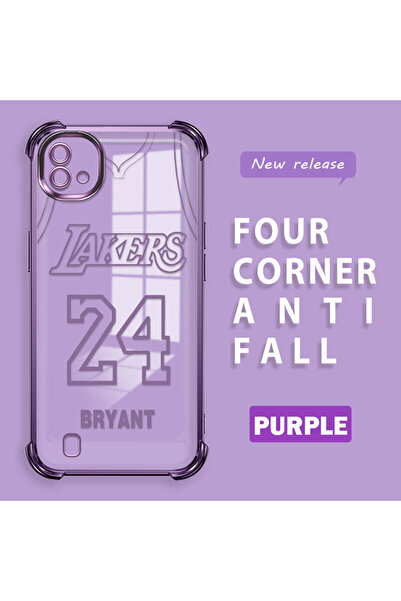 ucuc حافظة ذات حواف لامعة متوافقة مع هاتف Realme C20/C20A مصنوعة من السيليكون...