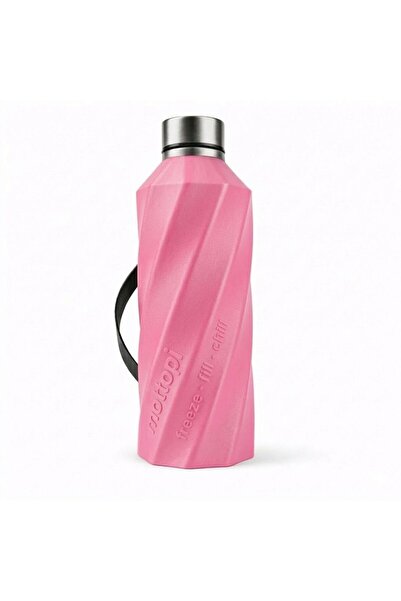 Mottopi Cooler Strappy Thermos Pink– 1 L Ice-Free Cold Water Thermos, Cooler ...
