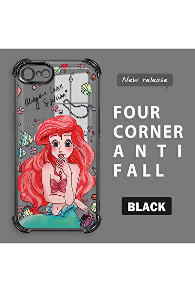 ucuc حافظة شفافة متوافقة مع iPhone 7/8/SE 2020 2022 مصنوعة من السيليكون بأربع...