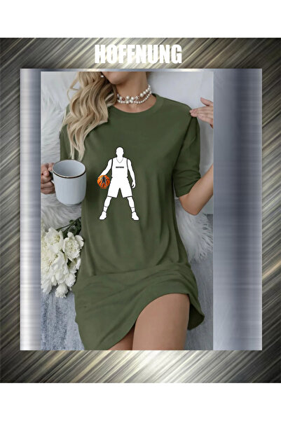 HOFFNUNG Tricou unisex cu mânecă scurtă, guler rotund, cu imprimeu cu jucător...