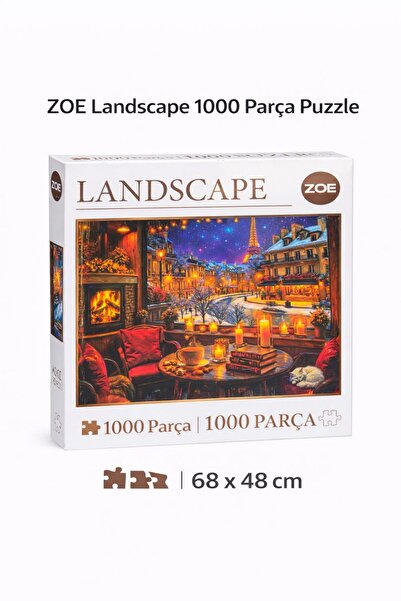 Zoe Paris Akşam Manzarası 1000 Parça Puzzle 68x48 cm