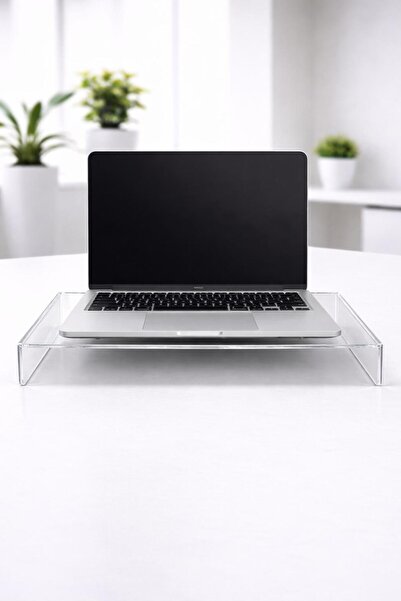 TutturX Plexi Laptop-Monitor Riser Stand (30X20X9Cm) 8 cm Thickness Premium