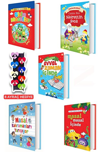 Nesil Çocuk Yayınları Şirin Masallar-Evvel Zaman İçinde-5'li Özel Tasarım Kal...