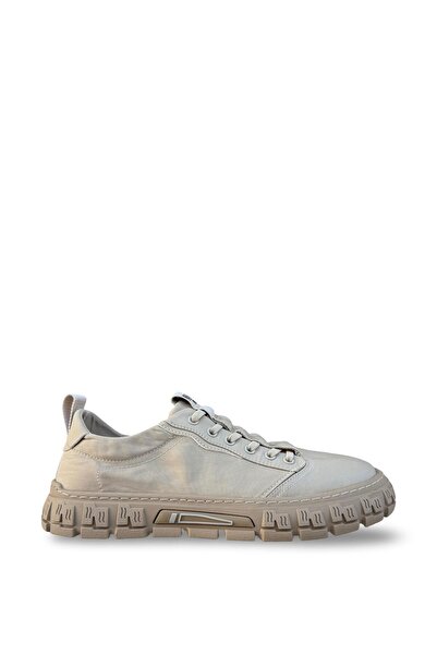 Guja Guıja Y518 Keten Erkek Spor Sneaker Bej