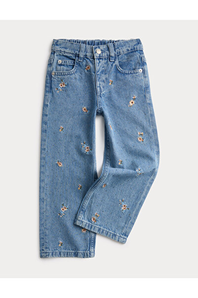 Marks & Spencer Desenli Pamuklu Jean