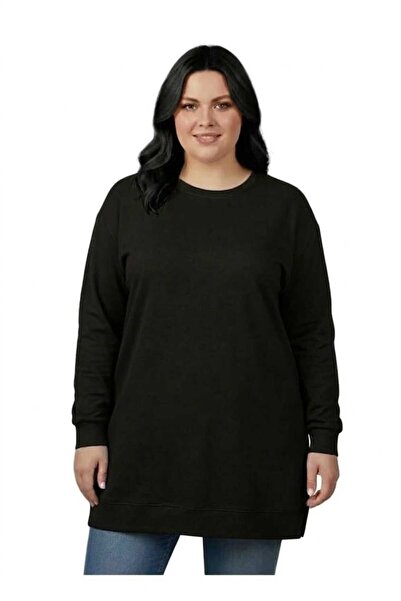 PAWWY Women's Hijab Oversized Plus Size Tunic Sweatshirt