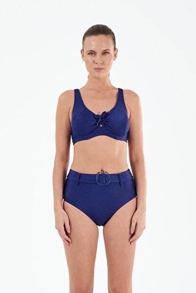 Louren B21137 Telli Toparlayıcılı Kemer Tokalı Bikini Takım