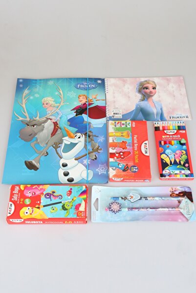 ELSA X Dekomus Licensed Frozen 40 Piece Painting Set Drawing Pad, Dry Paint, ...
