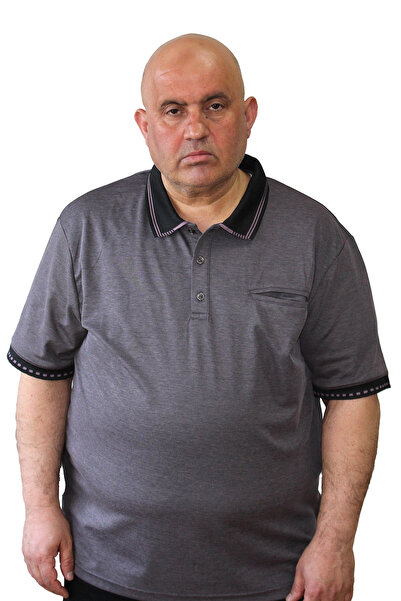 Ramon Miele Men's Plus Size Polo Neck T-shirt