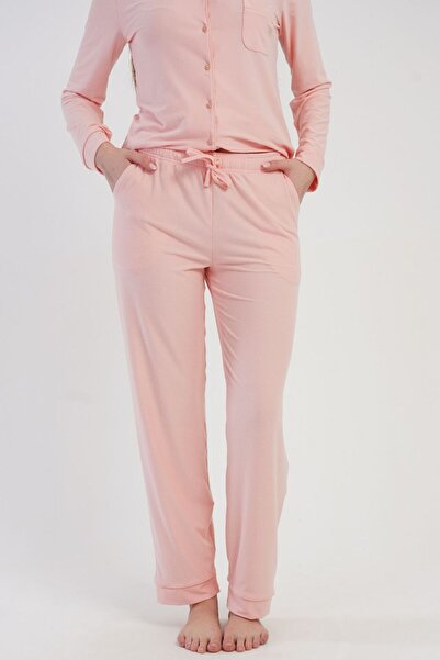 OBJE بيجامة مارلا الوردية للسيدات ستايل 6