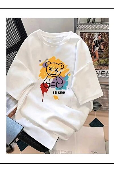 NEWYORK Baskılı Oversize Unisex Tshirt