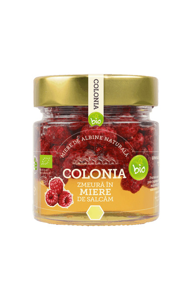 colonia Zmeură în miere de salcâm BIO 250 g