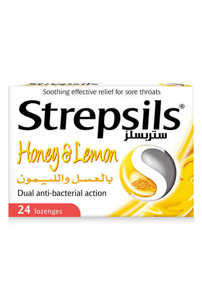 STREPSİLS EXTRA HONEY&LEMON LOZENGES 24S
