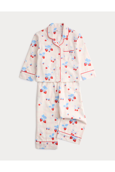 Marks & Spencer Meyve Desenli Pijama Takımı