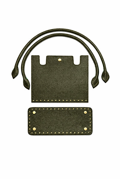 BD fold yarn Memur Bag Khaki Knitting Kit Cover, Base, Penguin Hanger 25X21Cm