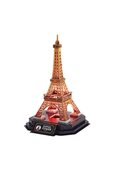 Cubic Fun Eyfel Kulesi 3D Puzzle (Led Işıklı) L534h
