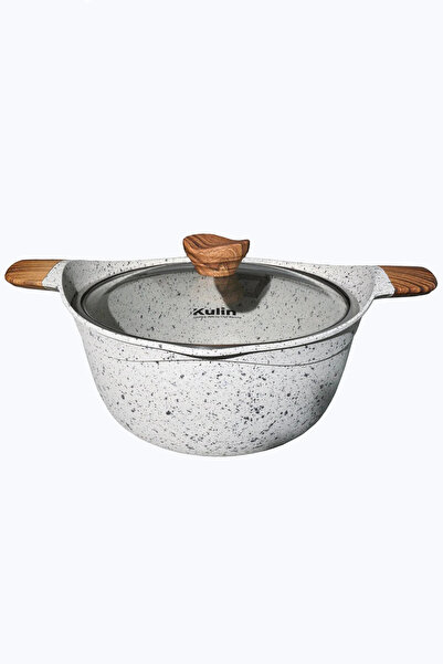 Kulin Pot with lid 28cm with stone effect