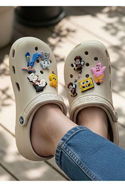 Buki'nin Atölyesi Jibbitz Terlik Süsü 10'lu Set Çizgi film Karakterleri