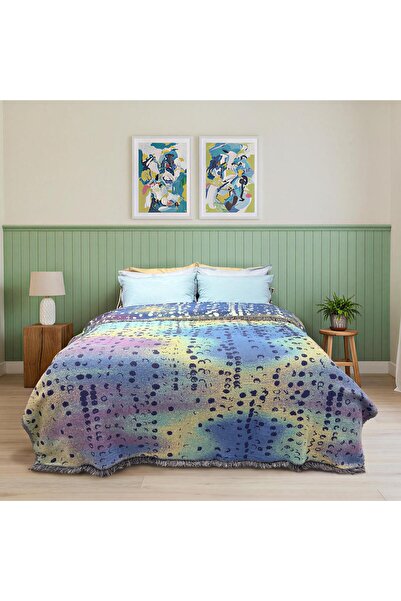 Sarev مجموعة لينجو متعددة الألوان مزدوج 100% قطن خيط مصبوغ P قماش بيكي