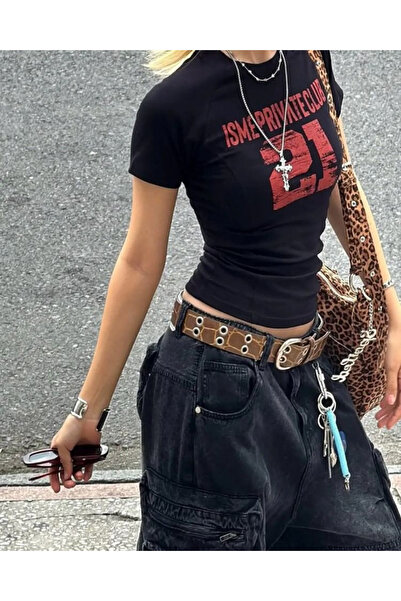 Toum Къса блуза с дължина до талията, размер 21