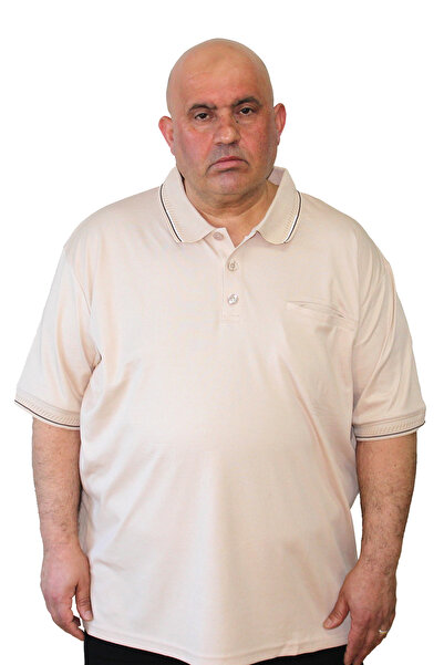 Ramon Miele Men's Large Size Pocketed Polo Collar T-Shirt