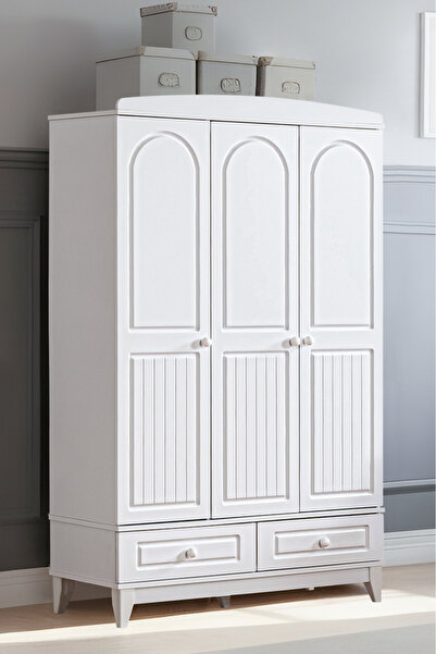 Setay Gardırop, Deniz 3 Kapaklı 2 Çekmeceli Dolap