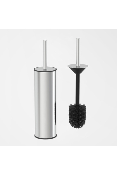 HORECA Toilet brush and holder set made of stainless steel, 36 cm