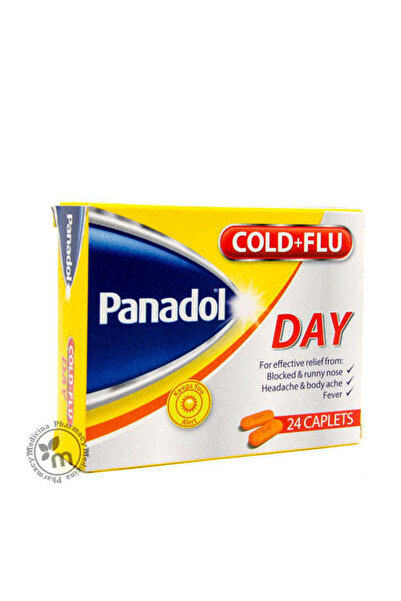 Panadol أقراص لعلاج البرد والإنفلونزا، تكفي لمدة 24 ساعة