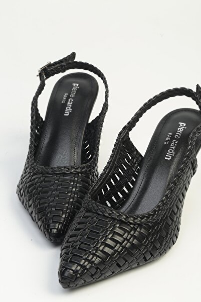 Pierre Cardin Μαύρα γυναικεία παπούτσια με τακούνι PC-55773