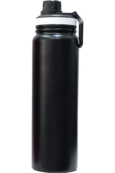 Generic 800ml Stainless Steel Water Bottle, Double Wall Vacuum Insulated, Mat...