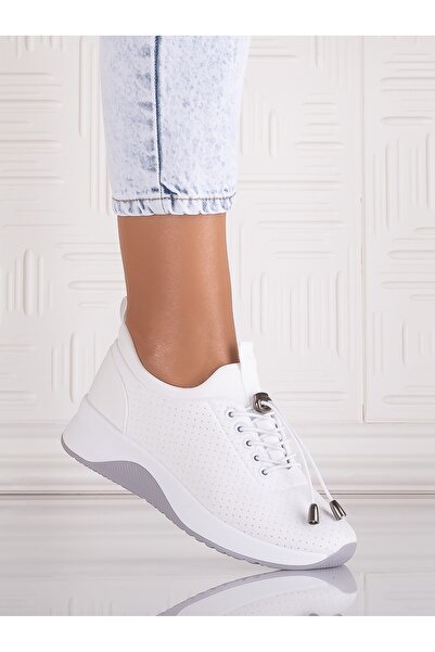 Botinelli Pantofi sport pentru femei Xolana, din material textil alb, mărimea 38