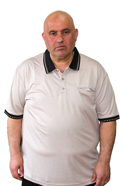 Ramon Miele Men's Plus Size Polo Neck T-shirt