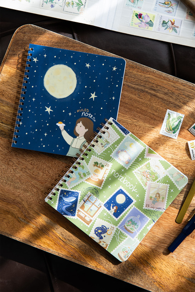PAPERORA 15x16 Spiralli Karton Kapak 2'li Çizgili Not Defter Seti - Ay