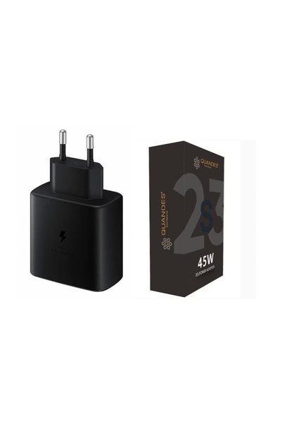 QUANDES Încărcător de călătorie super rapid 45W pentru S22 Ultra, S23 Ultra, USB-C