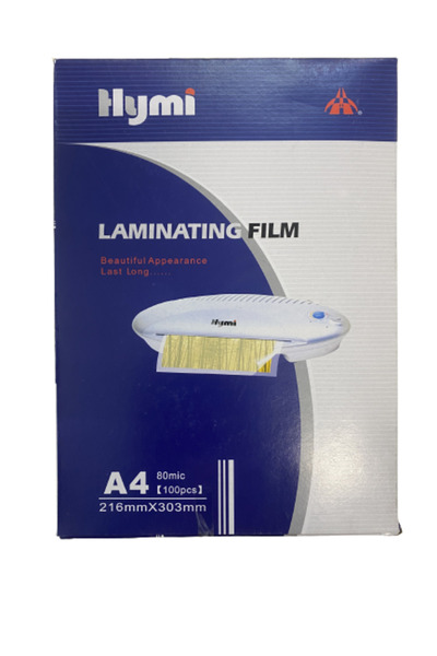 Hymi A4 Laminating Foil, 80 microns, 100 pcs/pack