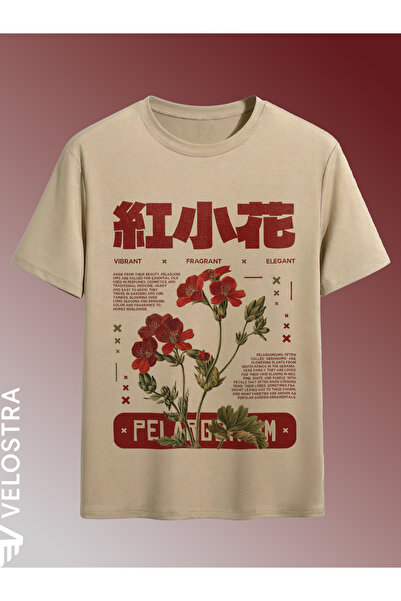 Velostra Unisex Γυναικεία Ανδρικά Floral με τύπωμα oversized Άνετα μπλουζάκια...