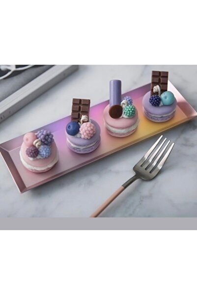 Veluna mum Tatlı El Yapımı Makaron Mum 💫🍓