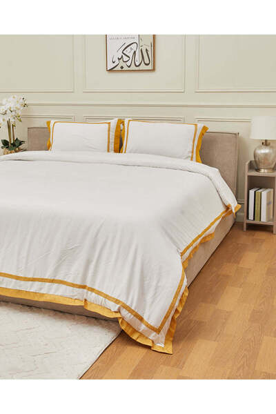 REDTAG طقم غطاء لحاف مكون من 3 قطع دانتيل ( مقاس كينغ)