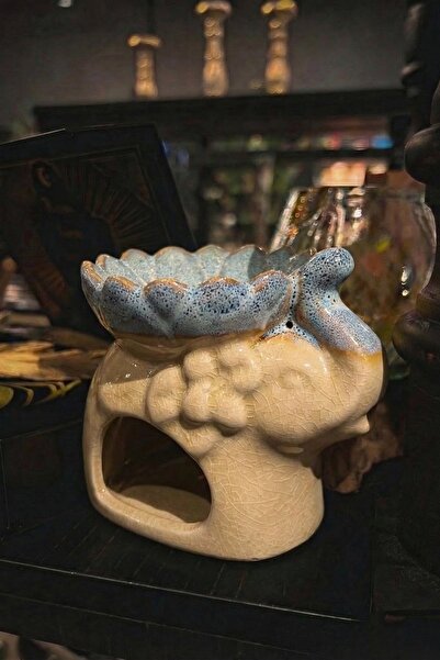 Namaruna Suport ceramic pentru ulei aromatic și ceară parfumată - Elefant